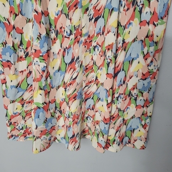 ByTiMo Abstract Floral Short Sleeve Mini Dress - Picture 6 of 11